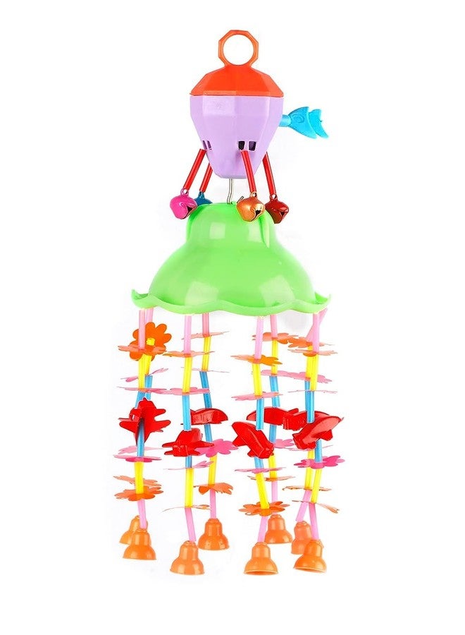 SHANVI Toys Merry go Round for Infants no.11, Attachable to Cradle or Window, Soothing Music and Various Shapes for Developing Imagination and Thinking (JHO-Dore-3 Cut rettel Toys-03) - Image 2
